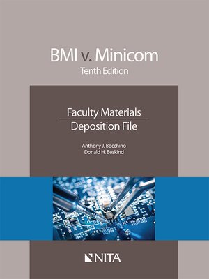 cover image of BMI v. Minicom Faculty Version